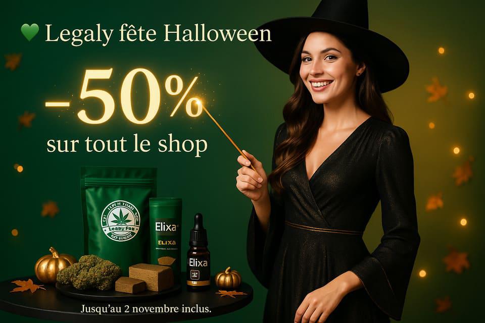 -50% Legaly CBD fête Halloween