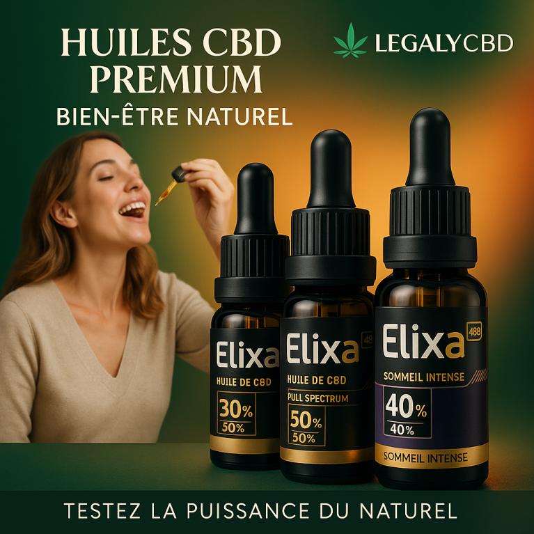 Huiles Prémium CBD